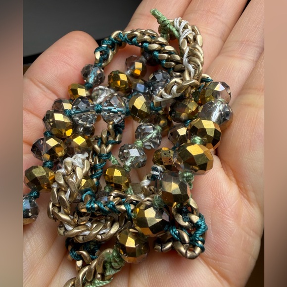 CHLOE + ISABEL Green Gold Multi-Wrap Bracelet - Picture 9 of 9